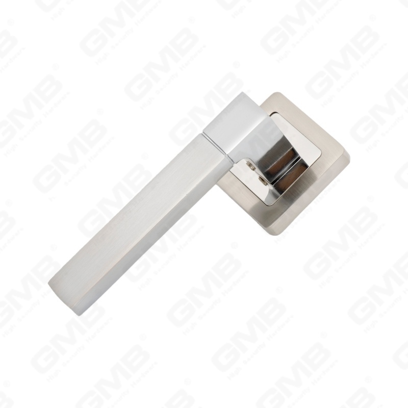 New Modern House Decoration Aluminum Door Handle on Round Rosette