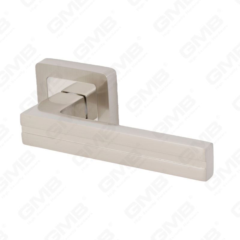 New Modern House Decoration Aluminum Door Handle on Round Rosette