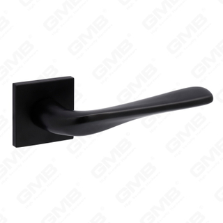 New Modern House Decoration Aluminum Door Handle on Round Rosette