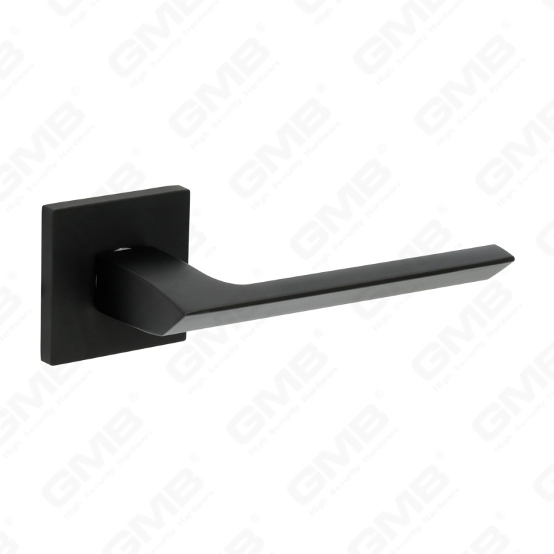 New Modern House Decoration Aluminum Door Handle on Round Rosette