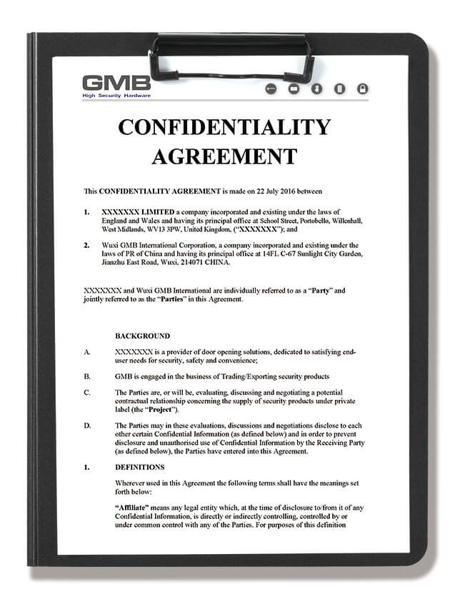 CONFIDENTIALITY AGREEMENT