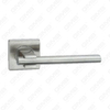 High Quality #304 Stainless Steel Door Handle Round Rose Lever Handle (SH97-SYY41-SS)