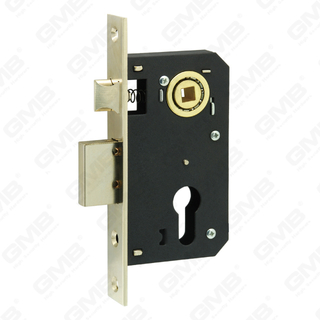 High Security Mortise Door lock Steel Zamak deadbolt Steel Zamak latch cylinder hole Lock Body (9011SR)