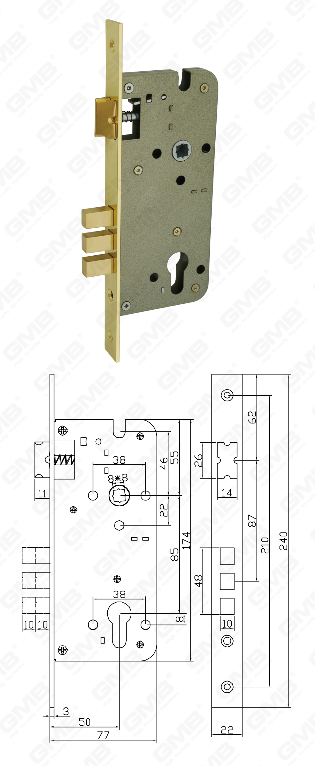 02 Mortise Lock_185-3-98