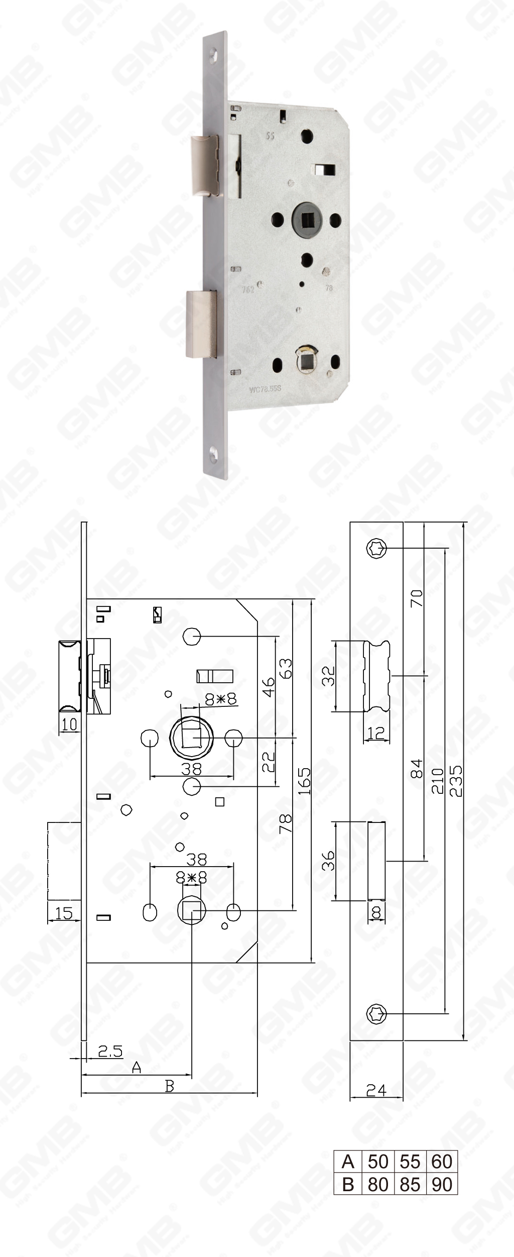 02 Mortise Lock第二部分_WC78.50S-55S-60S-100