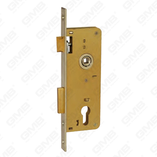 High Security Mortise Door lock Steel Brass deadbolt Zamak Brass latch cylinder hole Lock Body [7011R]