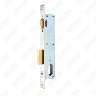 High Security Aluminum Door Lock Narrow Lock cylinder hole roller latch Lock Body (1221)
