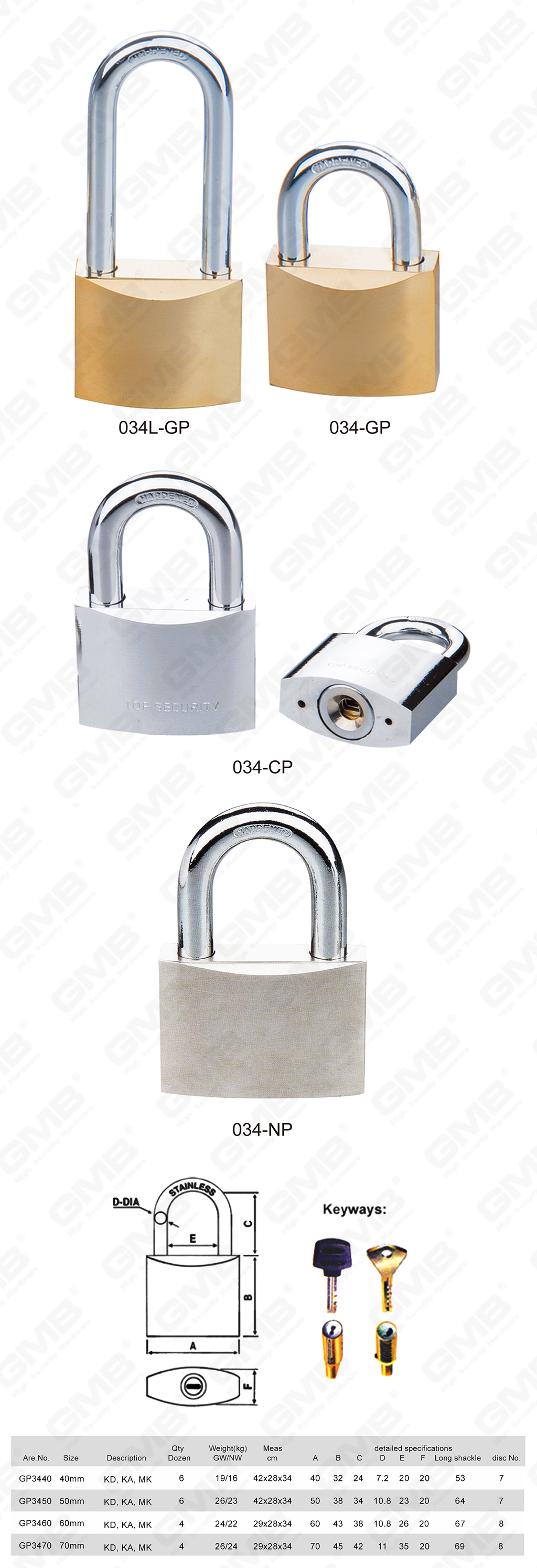 挂锁网站图1_【034】GOLD PLATED DISC PADLOCK-76