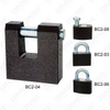 Steel disc system Plastic Painted Disc Padlock (099)