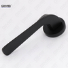 Modern Simple Solid Zinc Alloy Split Door Lock Handle on Round Rosette（Z062402）