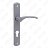Door Handle Pull Wooden Door Hardware Handle Lock Door Handle on Plate for Mortise Lockset by Zinc Alloy or Steel Door Plate Handle (3309)