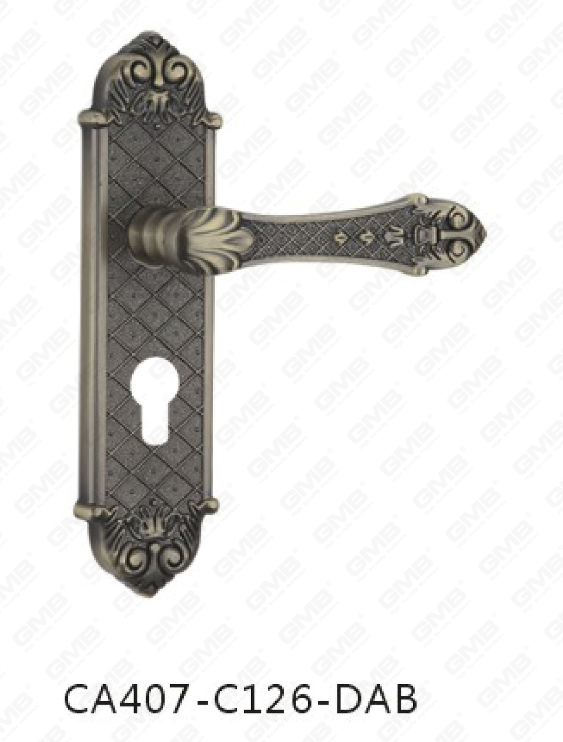 CA407-C126-DABDoor Handle Pull Wooden Door Hardware Handle Lock Door Handle 
