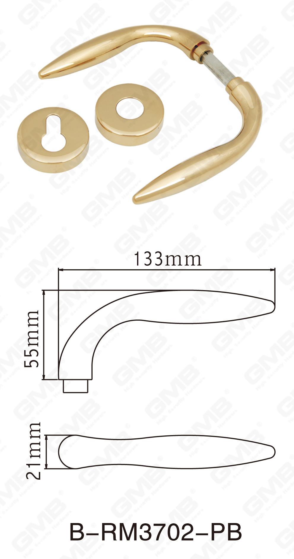 06 Brass Handle _B-RM3702-PB-40