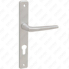Oxygenate Aluminium Door Handle on Plate Plate Door Handle (214C)