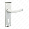 Oxygenate Aluminium Door Handle on Plate Plate Door Handle (31122)