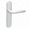 Oxygenate Aluminium Door Handle on Plate Plate Door Handle (9019)
