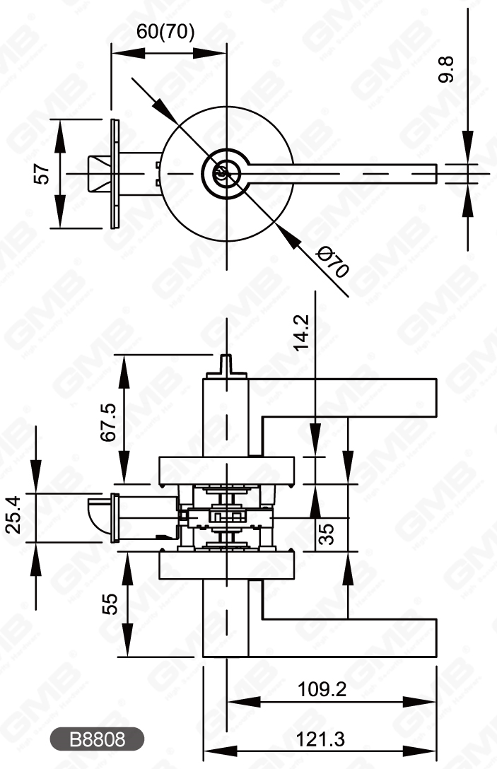 02 Heavy-Duty Tubular Lever Lock Series-14