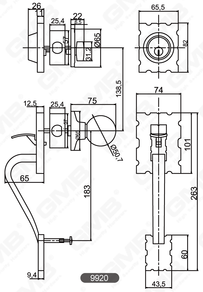 01 Grip Handle Lock Series-22