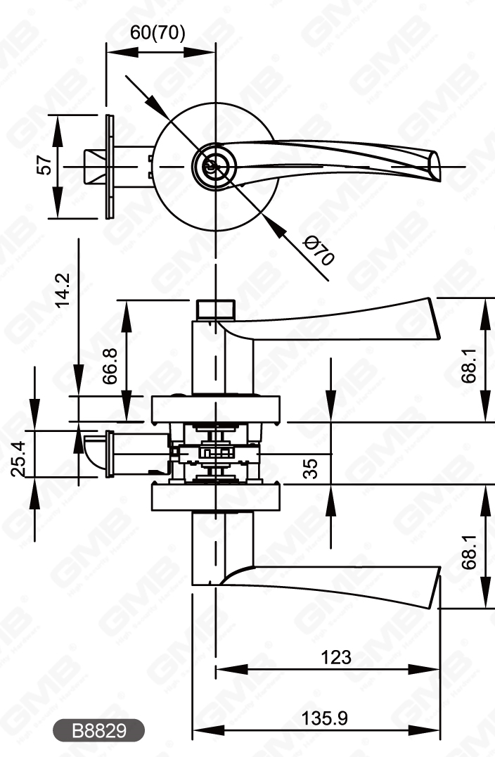 02 Heavy-Duty Tubular Lever Lock Series-40