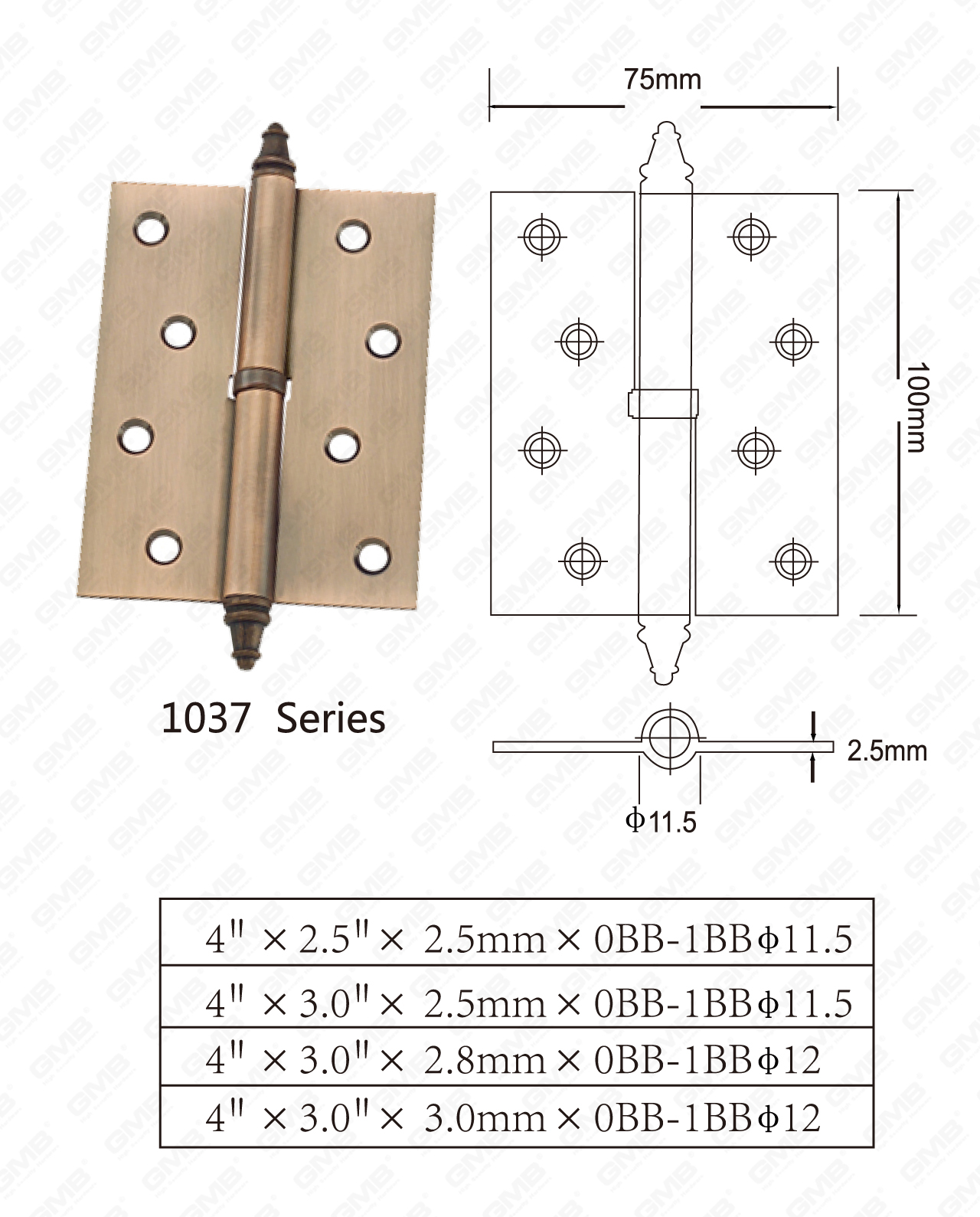 Steel Hinge Series_1037-78