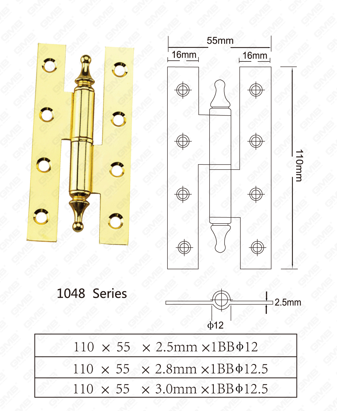 Steel Hinge Series_1048-98