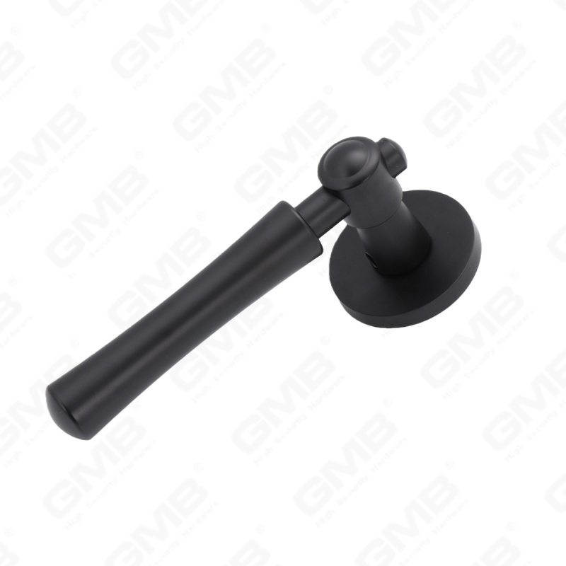 New Modern House Decoration Aluminum Door Handle on Round Rosette