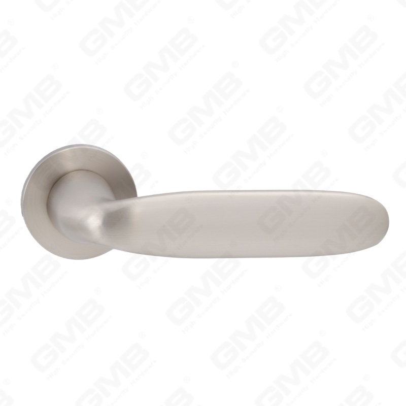 New Modern House Decoration Aluminum Door Handle on Round Rosette