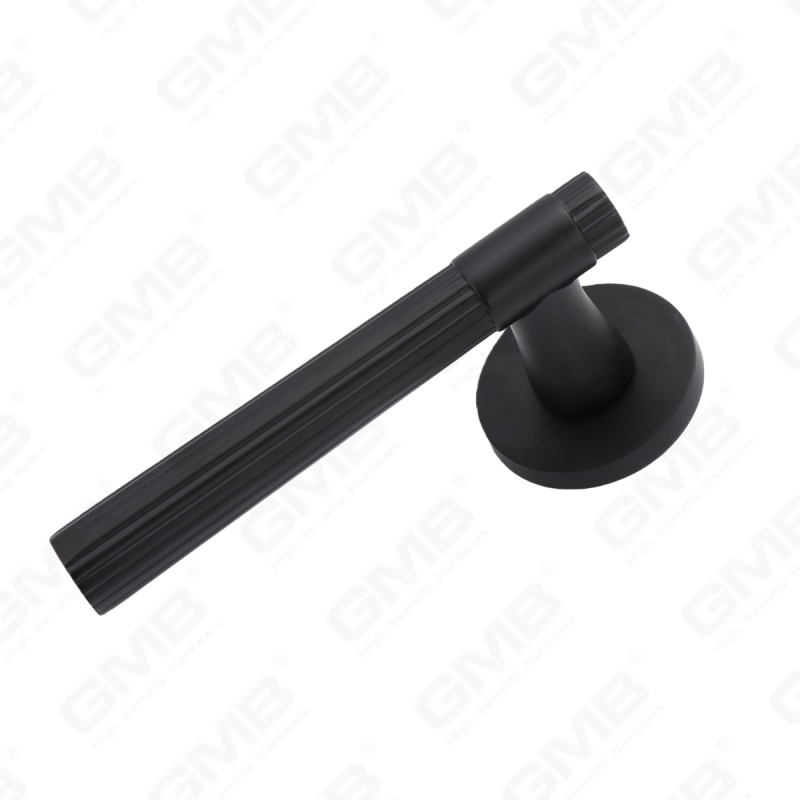 New Modern House Decoration Aluminum Door Handle on Round Rosette