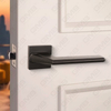 Modern Simple Solid Zinc Alloy Split Door Lock Handle on Square Rosette（Z072506）