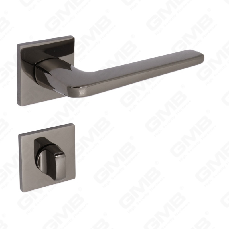 New Modern House Decoration Aluminum Door Handle on Round Rosette