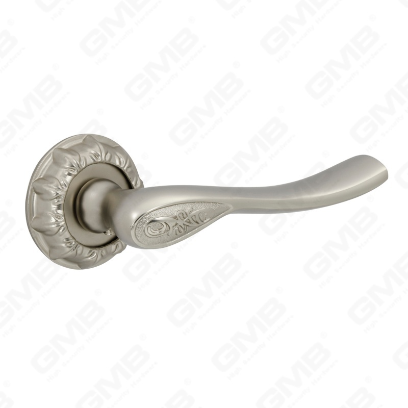 New Modern House Decoration Aluminum Door Handle on Round Rosette