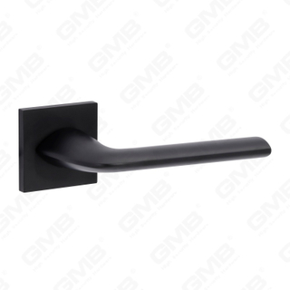 New Modern House Decoration Aluminum Door Handle on Round Rosette