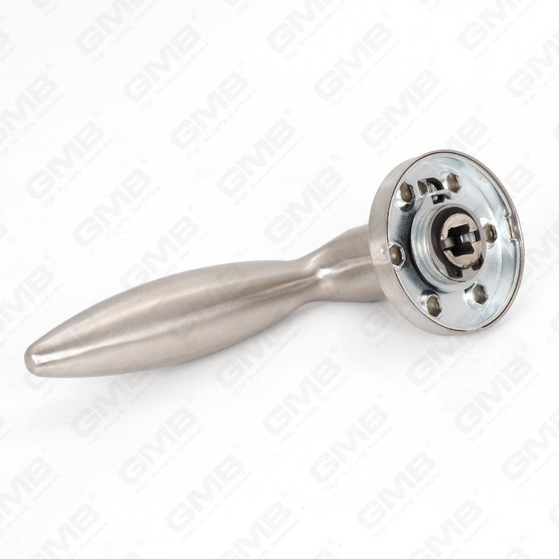 High Quality BS En1906 Grade 4 SUS304 Stainless Steel Entry Round Rose Interior Door Lever Handle (LHT031)