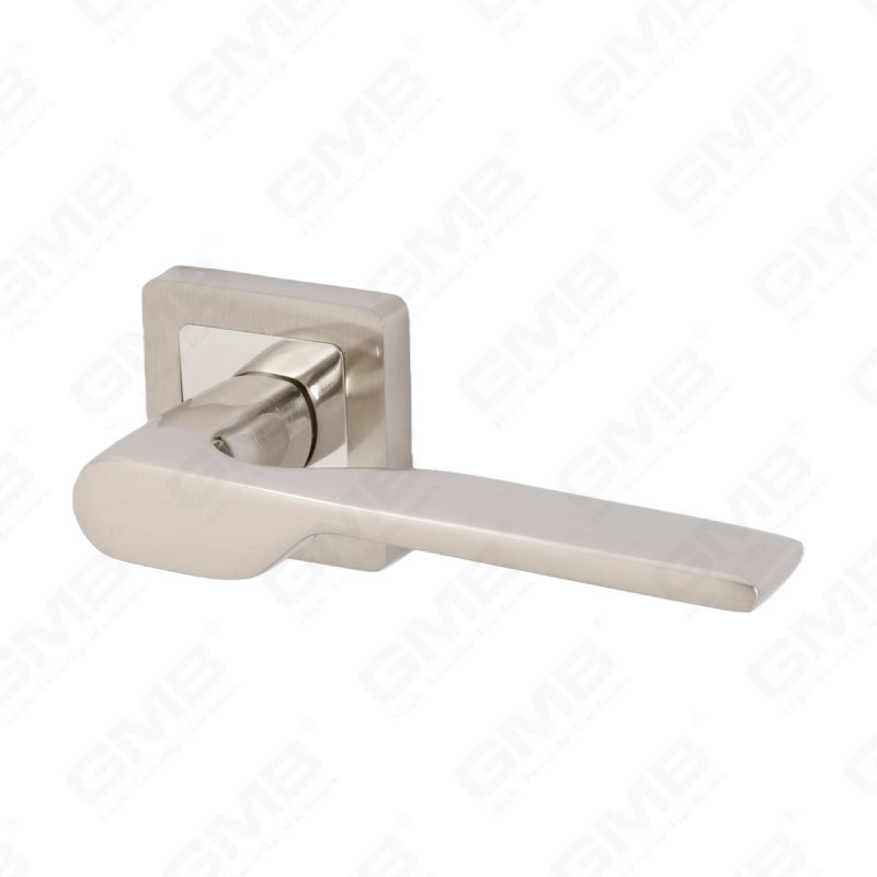 New Modern House Decoration Aluminum Door Handle on Round Rosette