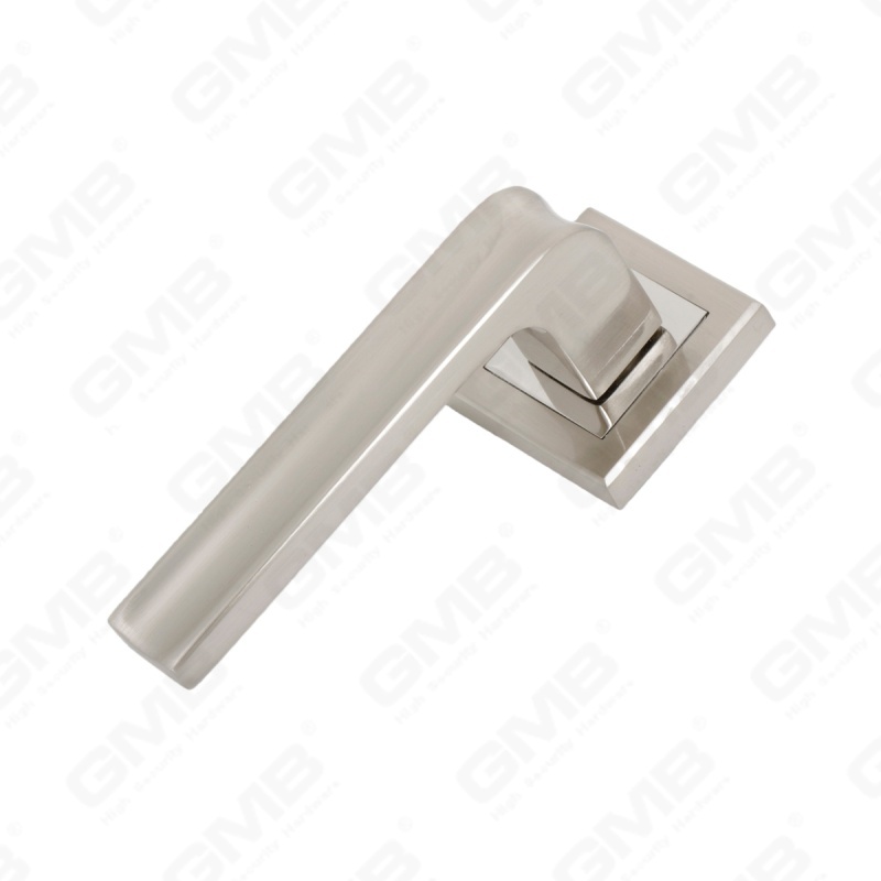 New Modern House Decoration Aluminum Door Handle on Round Rosette