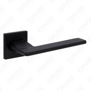 New Modern House Decoration Aluminum Door Handle on Round Rosette