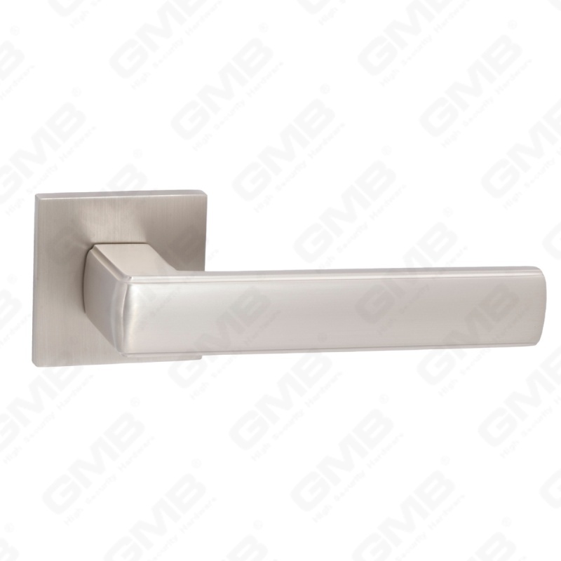 New Modern House Decoration Aluminum Door Handle on Round Rosette