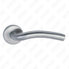 High Quality #304 Stainless Steel Door Handle Round Rose Lever Handle (SH99-SY23-SS)