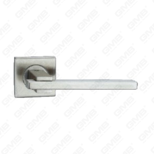 High Quality #304 Stainless Steel Door Handle Round Rose Lever Handle (SH97-SYY40-SS)
