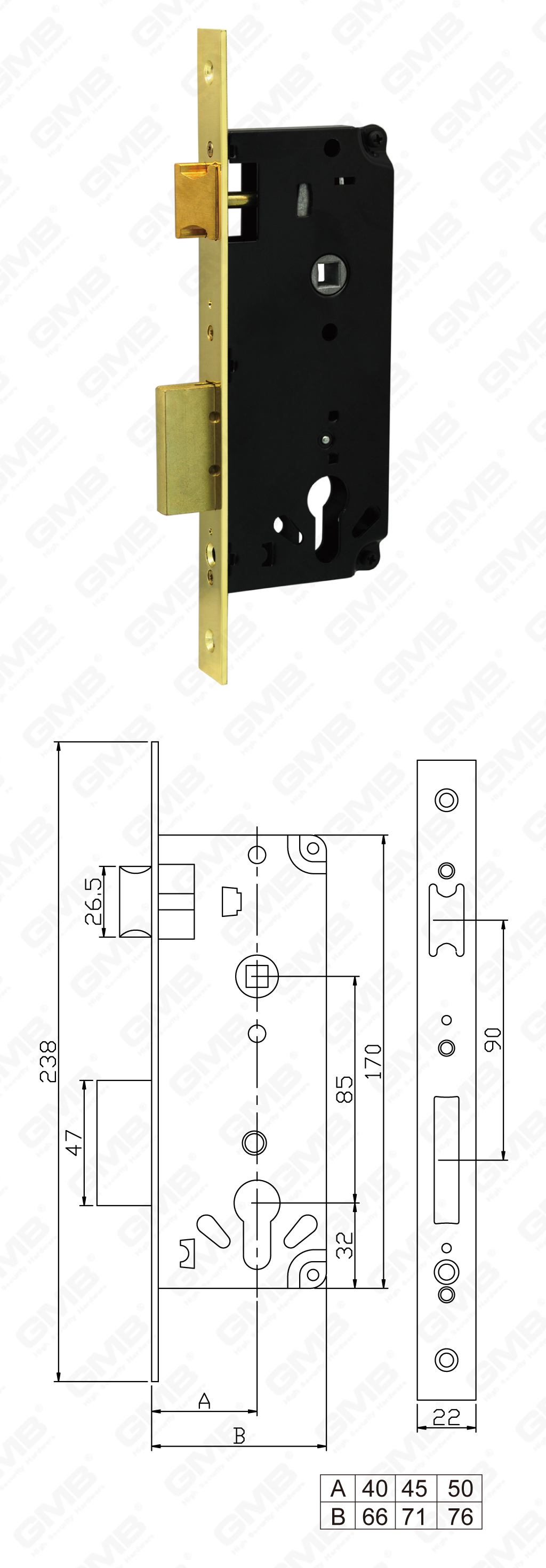 02 Mortise Lock第五部分_7025-40-45-50-76