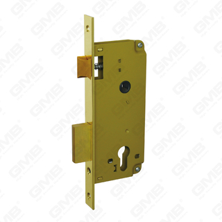 High Security Mortise Door lock Steel Brass deadbolt Zamak Brass latch cylinder hole Paint Finish Lock Body [7028-45C]