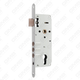 High Security Mortise Door Lock 3 pin Steel deadbolt Zamak latch cylinder hole Lock Body (65400)