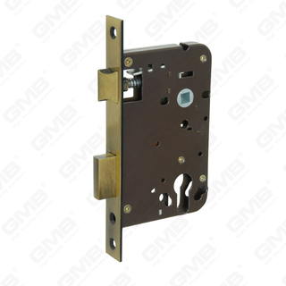 High Security Mortise Door Zamak deadbolt Zamak latch cylinder hole Lock Body (725)