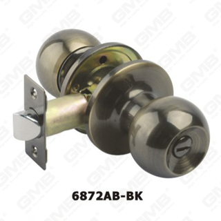 ANSI Standard Tubular Knob Lock Square Drive Spindle Special Design for Standard Duty Tubular Knob (6872AB-BK)