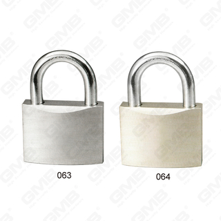 Brass cylinder Solid iron body with nickel plated Padlock (063 064)