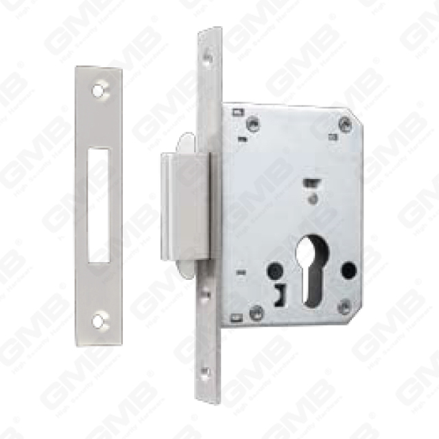 High Security Stainless Steel Mortise Door cylinder hole lock Lock Body for wooden or sliding doors (40S/50S)