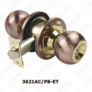 Key Lock ANSI Cylindrical Knob Lock s Serie(3621AC PB-ET)