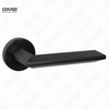 Modern Simple Solid Zinc Alloy Split Door Lock Handle on Round Rosette（Z062406）