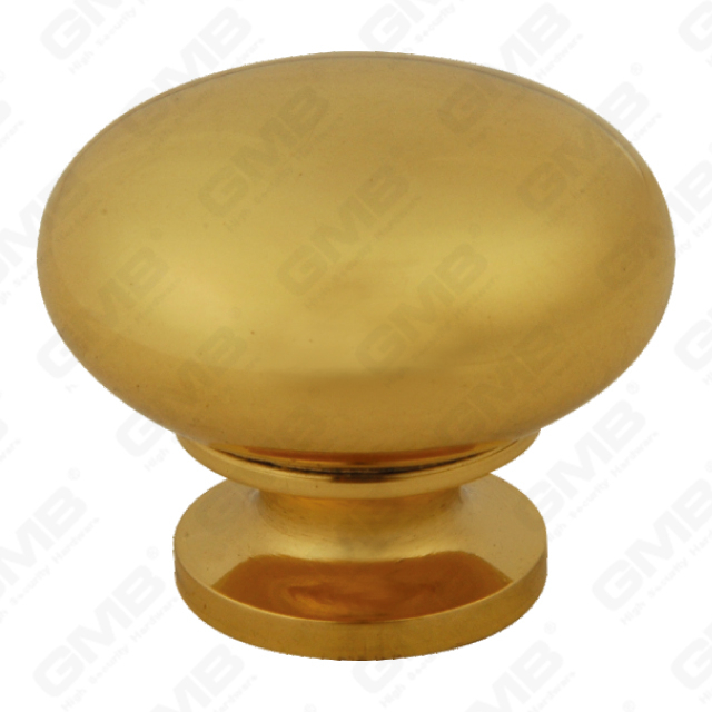Brass Furniture Hardware Cabinet Drawer Door Pull Knob Handle(B-KB05-PB)