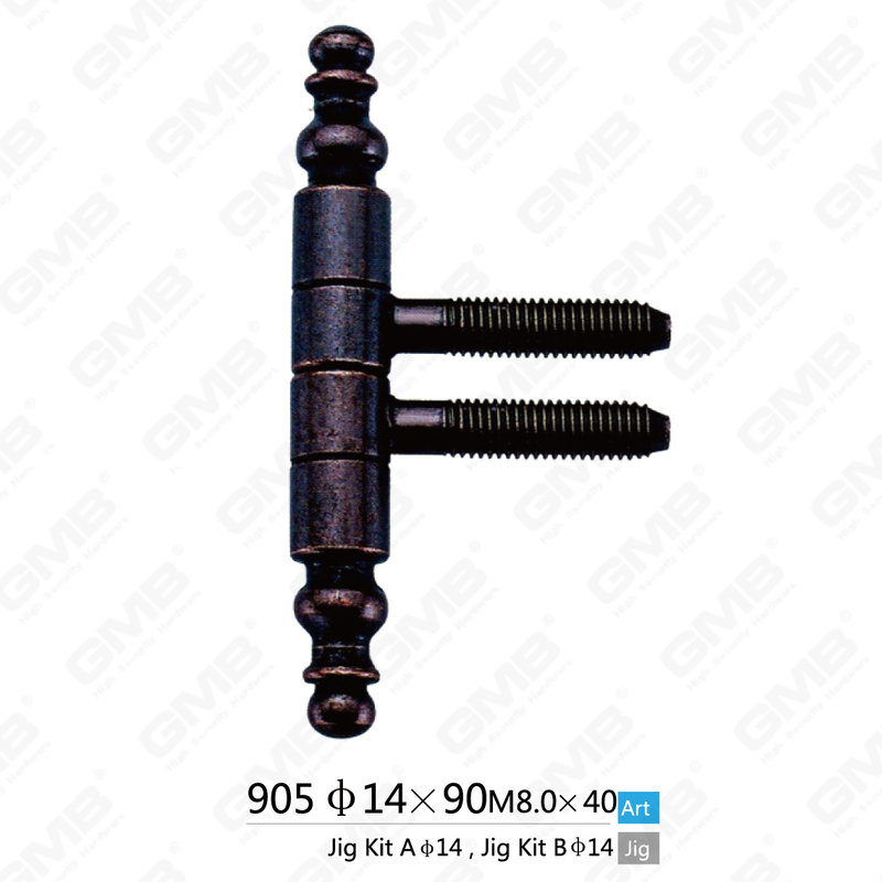 Furniture T Type Hinge with two pins with Crown Head [905 φ14×90]